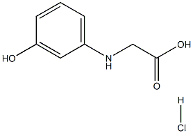 R-3-羟基苯甘氨酸盐酸盐 结构式
