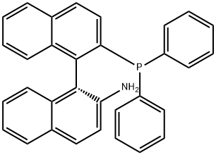 (S)-2'-二苯基膦-[1,1'-联萘]-2-胺 结构式