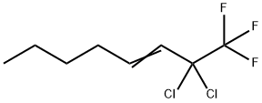 2,2-DICHLORO-1,1,1-TRIFLUOROOCT-3-ENE 结构式