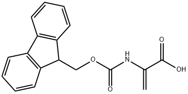 2-({[(9H-fluoren-9-yl)methoxy]carbonyl}amino)prop-2-enoic acid 结构式