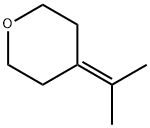 4-(propan-2-ylidene)tetrahydro-2H-pyran 结构式