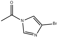 1-ACETYL-4-BROMO-1H-IMIDAZOLE 结构式