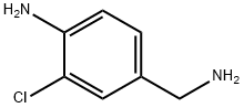 4-(氨基甲基)-2-氯苯胺 结构式
