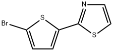 2-Bromo-5-(2-thiazolyl)thiophene 结构式