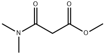 3-(二甲基氨基)-3-氧代丙酸甲酯 结构式