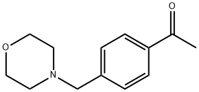 1-(4-(吗啉代甲基)苯基)乙酮 结构式