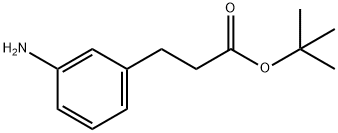 叔-丁基 3-(3-氨基苯基)丙酯 结构式