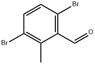 3,6-二溴-2-甲基苯甲醛 结构式