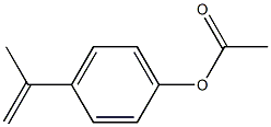 4-异丙烯基苯基乙酸酯 结构式