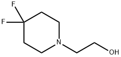 2-(4,4-DIFLUOROPIPERIDIN-1-YL)ETHAN-1-OL 结构式