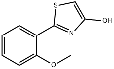 2-(2-Methoxyphenyl)-4-hydroxythiazole 结构式