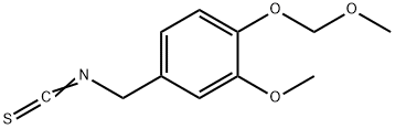 4-[(methoxylmethyl)oxy]-3-methoxybenzyl isothiocyanate 结构式