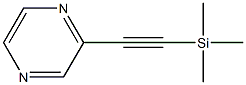 2-[2-(trimethylsilyl)ethynyl]pyrazine 结构式