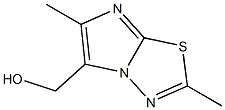 (2,6-二甲基咪唑并[2,1-B][1,3,4]噻二唑-5-基)甲醇 结构式