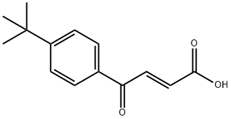 2-Butenoic acid, 4-[4-(1,1-dimethylethyl)phenyl]-4-oxo-, (2E)- 结构式