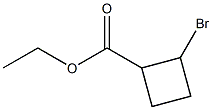 2-溴环丁烷甲酸乙酯 结构式