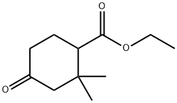 ethyl 2,2-dimethyl-4-oxocyclohexanecarboxylate 结构式