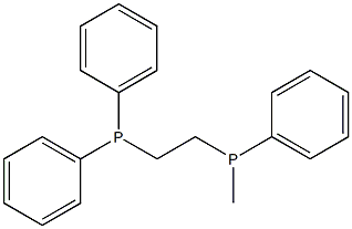 [2-(diphenylphosphino)ethyl]methylphenylphosphine 结构式