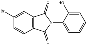 5-bromo-2-(2-hydroxyphenyl)-1H-isoindole-1,3(2H)-dione 结构式