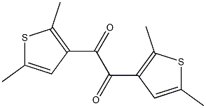 1,2-bis(2,5-dimethylthiophen-3-yl)ethane-1,2-dione 结构式