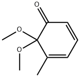 2,4-Cyclohexadien-1-one, 6,6-dimethoxy-5-methyl- 结构式