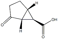 (1R,5S,6R)-2-氧代双环[3.1.0]己烷-6-羧酸 结构式