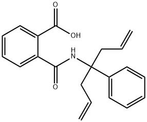 2-{[(1-allyl-1-phenyl-3-butenyl)amino]carbonyl}benzoic acid 结构式