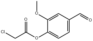 Acetic acid, 2-chloro-, 4-formyl-2-methoxyphenyl ester 结构式