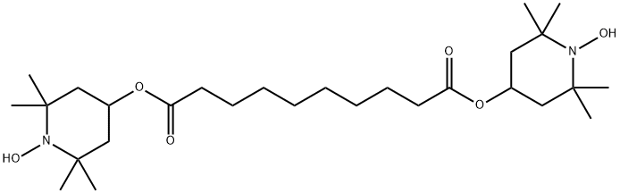 双-(四甲基羟基哌啶)癸二酸酯 结构式