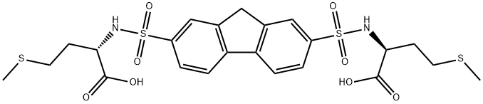 N-([7-(([1-Carboxy-3- (Methylsulfanyl)Propyl]Amino)Sulfonyl)-9h- Fluoren-2-Yl]Sulfonyl)(Methyl)Homocysteine 结构式