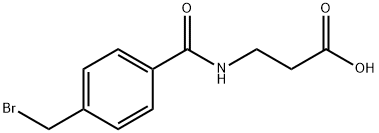 3-{[4-(bromomethyl)phenyl]formamido}propanoic acid 结构式