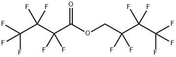 Butanoic acid, 2,2,3,3,4,4,4-heptafluoro-, 2,2,3,3,4,4,4-heptafluorobutyl ester 结构式