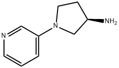(3R)-1-(3-pyridinyl)pyrrolidinylamine 结构式