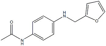 N-{4-[(furan-2-ylmethyl)amino]phenyl}acetamide 结构式