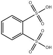 BENZENE-1,2-DISULFONIC ACID 结构式