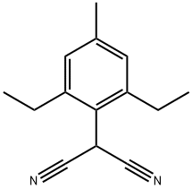 2,6-二乙基-4-甲基苯丙二腈 结构式