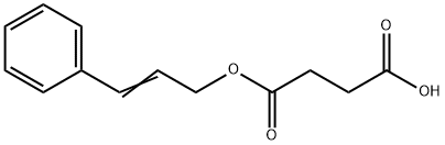 4-oxo-4-{[(E)-3-phenyl-2-propenyl]oxy}butanoic acid 结构式