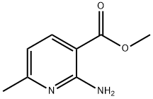 2-氨基-6-甲基烟酸甲酯 结构式