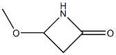 4-甲氧基氮杂环丁烷-2-酮 结构式