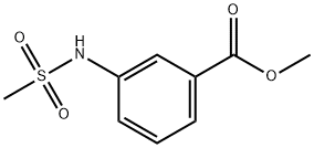 3-(甲基磺酰胺基)苯甲酸甲酯 结构式