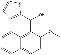 (2-methoxy-1-naphthyl)(2-thienyl)methanol 结构式