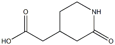 2-(2-oxopiperidin-4-yl)acetic acid 结构式