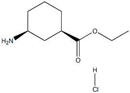 顺式-3-氨基环己烷羧酸乙酯盐酸盐 结构式