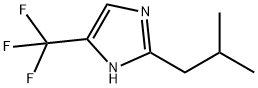 2-isobutyl-5-(trifluoromethyl)-1H-imidazole 结构式