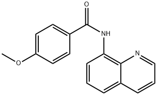 4-methoxy-N-(quinolin-8-yl)benzamide 结构式