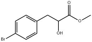 3-(4-溴苯基)-2-羟基丙酸甲酯 结构式
