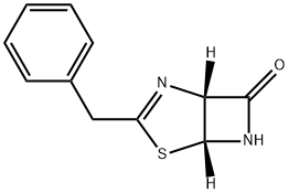 4-THIA-2,6-DIAZABICYCLO[3.2.0]HEPT-2-EN-7-ONE, 3-(PHENYLMETHYL)-, (1R-CIS)- 结构式