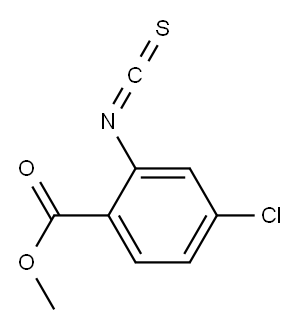 methyl 4-chloro-2-isothiocyanatobenzoate 结构式