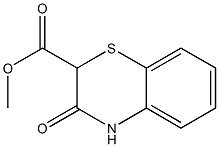 methyl 3-oxo-3,4-dihydro-2H-1,4-benzothiazine-2-carboxylate 结构式