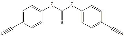 1,3-bis(4-cyanophenyl)thiourea 结构式